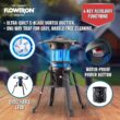 Flowtron Indoor Outdoor Bug Trap Zapper | Electric Insect Killer with UV Light & Fan | 800 Volt Stun Grid & 530 Sq Ft Coverage | Silent Mosquito, Fly, Gnat, Insect Trap for Patio, Yard, Home, Garage