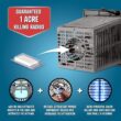 Flowtron Bug Zapper, 1 Acre of Outdoor Coverage with Powerful 40W Bulb & 5600V Instant Killing Grid, Electric Insect, Fly & Mosquito Zapper, Made in The USA - Grey Color