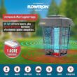 Flowtron Bug Zapper, 1 Acre of Outdoor Coverage with Powerful 40W Bulb & 5600V Instant Killing Grid, Electric Insect, Fly & Mosquito Zapper, Made in The USA - Grey Color