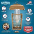 Flowtron Bug Zapper, 1-1/2 Acre of Outdoor Coverage with Powerful 80W Bulb & 5600V Instant Killing Grid, Electric Insect, Fly & Mosquito Zapper, Made in The USA, UL Certified - Tan Color