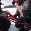 Eskimo EZ-Stow Pivoting Tow Hitch, Sleds, Black 38067