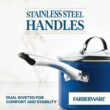 Farberware Style 10-Piece Aluminum Nonstick Cookware Set with Lids in Blue 13578