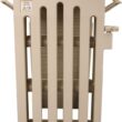 Confer Plastics G7200 Roll Guard Self Closing Self Latching Pool Ladder Safety Gate with 73-inch High Latch and Included Padlock, GATE ONLY for Use on 7200 RollGuard A-Frame Ladder Only, Warm Grey