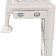 Confer Plastics 635-52X Sturdy Above Ground in-Pool Swimming Pool Ladder for Decks Adjustable from 46