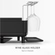 simplehuman Large Capacity Dish Drying Rack with Stainless Steel Frame, 360º Easy Drain Swivel Spout, Utensil & Wine Glass Holder, Anti-Residue Coating, Moisture Control Surface, Matte Black simplehuman Large Capacity Dish Drying Rack with Stainless Steel Frame, 360º Easy Drain Swivel Spout, Utensil & Wine Glass Holder, Anti-Residue Coating, Moisture Control Surface, Matte Black