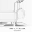 simplehuman Large Capacity Dish Drying Rack with Stainless Steel Frame, 360º Easy Drain Swivel Spout, Utensil & Wine Glass Holder, Anti-Residue Coating, Moisture Control Surface, White simplehuman Large Capacity Dish Drying Rack with Stainless Steel Frame, 360º Easy Drain Swivel Spout, Utensil & Wine Glass Holder, Anti-Residue Coating, Moisture Control Surface, White