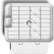 simplehuman Compact Dish Drying Rack with Stainless Steel Frame, 360º Easy Drain Swivel Spout, Utensil Holder, Anti-Residue Coating, Moisture Control Surface, White