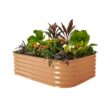 Vego Garden 25-cu ft 42-in W x 60-in L x 17-in H Terra Cotta Galvanized Metal Raised Garden Bed