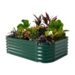 Vego Garden 42-in W x 60-in L x 17-in H British Green Metal Raised Garden Bed