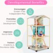 Delta Children Moveable Mansion Dollhouse - 360-Degree Play Dollhouse with Wheeled Base - Includes 16 Accessories - Fits 12-inch Dolls - Pretend Play Dream Gift for Ages 3+ Delta Children Moveable Mansion Dollhouse - 360-Degree Play Dollhouse with Wheeled Base - Includes 16 Accessories - Fits 12-inch Dolls - Pretend Play Dream Gift for Ages 3+