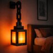 Pixel Style Night Light Lantern – Portable Tabletop Lamp with 16 Colors