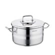 Korkmaz Astra2 Stainless Steel Pot, High-Performance Multi-Purpose Cookware with Lid, 15.85 Quart