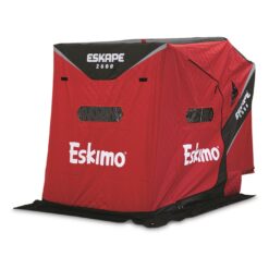 Eskimo Eskape 2600 Insulated 2 Person Ice Fishing Shelter,Red
