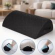 Memory Foam Foot Rest for Under Desk – Office Foot Stool with Removable Washable Cover