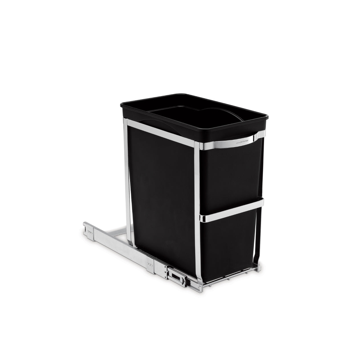 simplehuman 30 Liter / 8 Gallon Under Counter Kitchen Cabinet Pull-Out Trash Can, Heavy-Duty Steel Frame simplehuman 30 Liter / 8 Gallon Under Counter Kitchen Cabinet Pull-Out Trash Can, Heavy-Duty Steel Frame