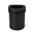 simplehuman 80 Liter / 21.1 Gallon Extra Large Semi-Round Open Top Trash Can Commercial Grade Heavy Gauge Matte Black, ADA-Compliant simplehuman 80 Liter / 21.1 Gallon Extra Large Semi-Round Open Top Trash Can Commercial Grade Heavy Gauge Matte Black, ADA-Compliant