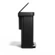 simplehuman Kitchen Trash Can with Lid, Touchless Waste Bin, Large 45 Liter, Rectangular, Matte Black simplehuman Kitchen Trash Can with Lid, Touchless Waste Bin, Large 45 Liter, Rectangular, Matte Black