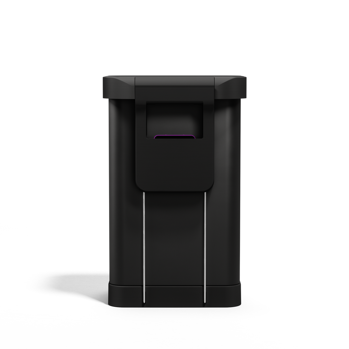 simplehuman Kitchen Trash Can with Lid, Touchless Waste Bin, Large 45 Liter, Rectangular, Matte Black simplehuman Kitchen Trash Can with Lid, Touchless Waste Bin, Large 45 Liter, Rectangular, Matte Black - Image 2