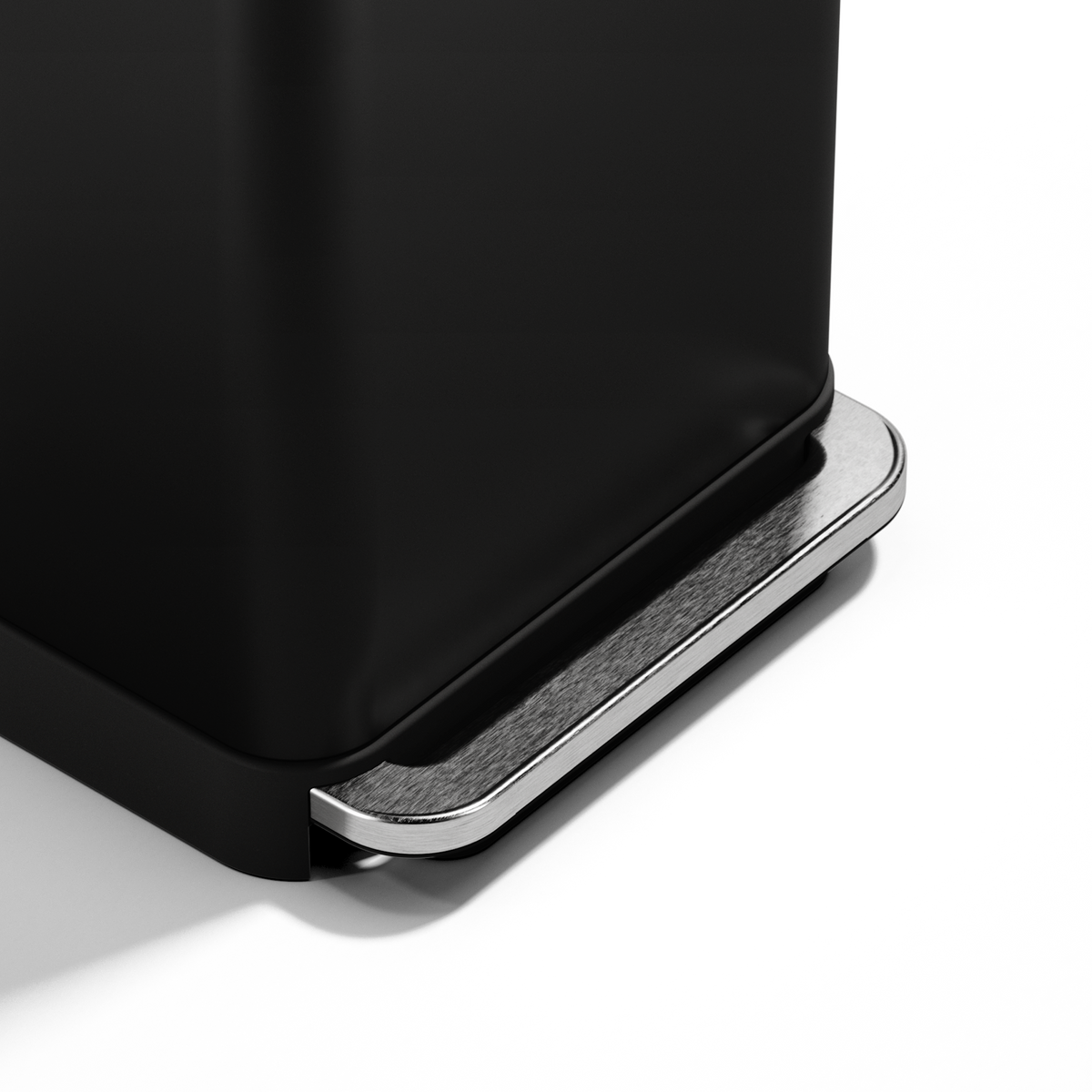 simplehuman Kitchen Trash Can with Lid, Touchless Waste Bin, Large 45 Liter, Rectangular, Matte Black simplehuman Kitchen Trash Can with Lid, Touchless Waste Bin, Large 45 Liter, Rectangular, Matte Black - Image 5