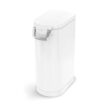 simplehuman 35 Liter, 40 lb / 18.1 kg X-Large Pet Food Storage Container for Dog Food, Cat Food, and Bird Feed, White