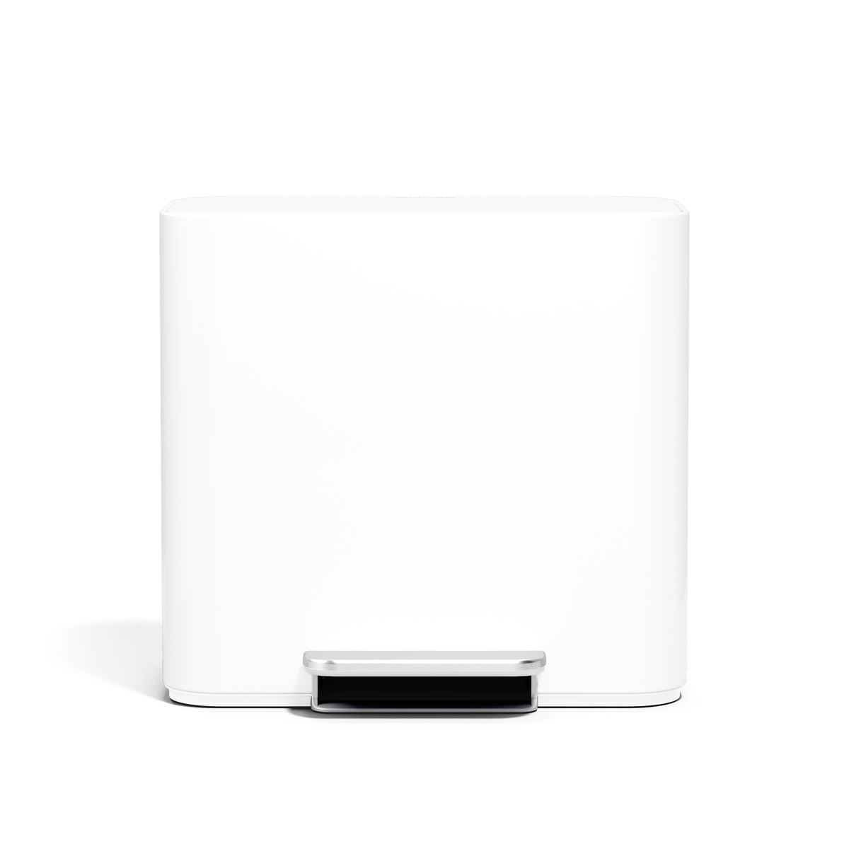 simplehuman Mini Step Can, 16L / 4.2 Gallon Space Efficient Trash Can for Hotel, Offices & Studios, 150,000-Step Strong Steel Pedal, Lid Shox Technology, Liner Pocket, White Stainless Steel simplehuman Mini Step Can, 16L / 4.2 Gallon Space Efficient Trash Can for Hotel, Offices & Studios, 150,000-Step Strong Steel Pedal, Lid Shox Technology, Liner Pocket, White Stainless Steel