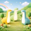 Dinosaur Night Light for Kids – USB Rechargeable Bedside Lamp with Timer Dinosaur Night Light for Kids – USB Rechargeable Bedside Lamp with Timer