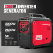 PowerSmart 3000W Inverter Gas Generator w/ CO Alert DB5032