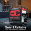 PowerSmart 4300W Open Frame Gas Inverter Generator DB5041