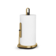 simplehuman Standing Paper Towel Holder with Spray Pump, Brass Stainless Steel, Gold
