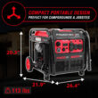 PowerSmart 7000W Inverter Generator w/ CO Alert PS5055C