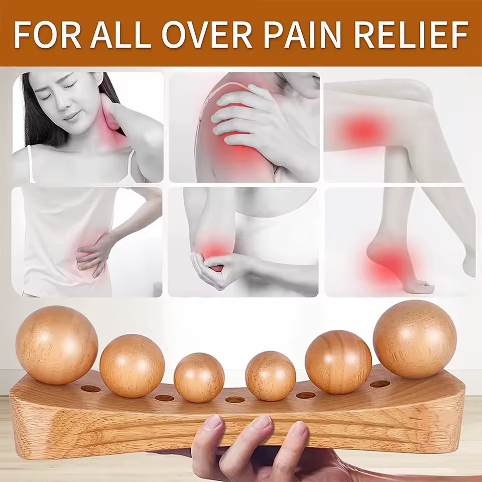 Wood Massage Tool for Back, Neck, Arms and Hips – Handheld Body Massage Tool Wood Massage Tool for Back, Neck, Arms and Hips – Handheld Body Massage Tool - Image 6