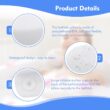 Waterproof Non-Slip Bath Pillow for Bathtub & Hot Tub – Memory Foam Head and Back Cushion with Suction Cups