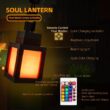 Pixel Style Night Light Lantern – Portable Tabletop Lamp with 16 Colors