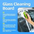 Windshield Cleaning Brush with Oil Film Remover – Glass Cleaning Tool for Interior and Exterior, 1 Pcs