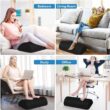 Memory Foam Foot Rest for Under Desk – Office Foot Stool with Removable Washable Cover