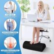 Memory Foam Foot Rest for Under Desk – Office Foot Stool with Removable Washable Cover