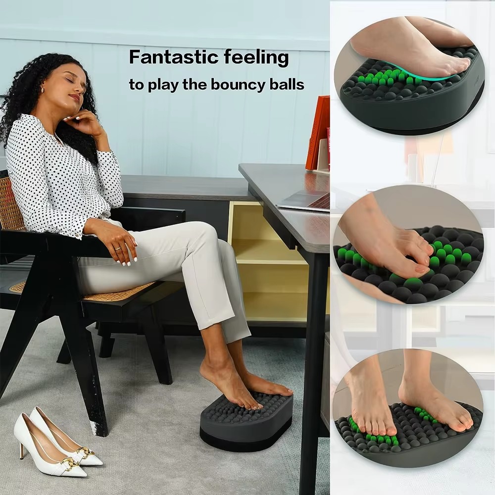 Under Desk Foot Rest – Soft Silicone Office Foot Stool for Home and Work Under Desk Foot Rest – Soft Silicone Office Foot Stool for Home and Work - Image 3