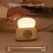 Toaster Night Light Alarm Clock – Rechargeable Bedside Lamp with Clock for Kids Toaster Night Light Alarm Clock – Rechargeable Bedside Lamp with Clock for Kids