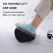 Memory Foam Foot Rest for Under Desk – Office Foot Stool with Removable Washable Cover
