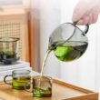 Borosilicate Glass Teapot with Infuser and Lid – Stovetop and Dishwasher Safe Tea Maker Borosilicate Glass Teapot with Infuser and Lid – Stovetop and Dishwasher Safe Tea Maker