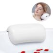 Waterproof Non-Slip Bath Pillow for Bathtub & Hot Tub – Memory Foam Head and Back Cushion with Suction Cups