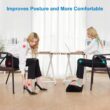 Memory Foam Foot Rest for Under Desk – Office Foot Stool with Removable Washable Cover