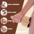 Wood Massage Cup with Roller – Handheld Wooden Body Massage Tool Wood Massage Cup with Roller – Handheld Wooden Body Massage Tool