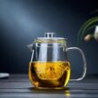 Borosilicate Glass Teapot with Infuser and Lid – Stovetop and Dishwasher Safe Tea Maker Borosilicate Glass Teapot with Infuser and Lid – Stovetop and Dishwasher Safe Tea Maker