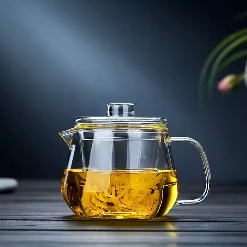 Borosilicate Glass Teapot with Infuser and Lid – Stovetop and Dishwasher Safe Tea Maker Borosilicate Glass Teapot with Infuser and Lid – Stovetop and Dishwasher Safe Tea Maker - Image 7