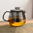 Borosilicate Glass Teapot with Infuser and Lid – Stovetop and Dishwasher Safe Tea Maker Borosilicate Glass Teapot with Infuser and Lid – Stovetop and Dishwasher Safe Tea Maker