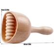 Wood Massage Cup with Roller – Handheld Wooden Body Massage Tool Wood Massage Cup with Roller – Handheld Wooden Body Massage Tool