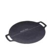 Round Aluminum Nonstick Grill Pan – Korean BBQ Griddle for Stovetop and Outdoor Cooking