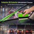 Windshield Cleaning Brush with Oil Film Remover – Glass Cleaning Tool for Interior and Exterior, 1 Pcs