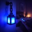 Pixel Style Night Light Lantern – Portable Tabletop Lamp with 16 Colors